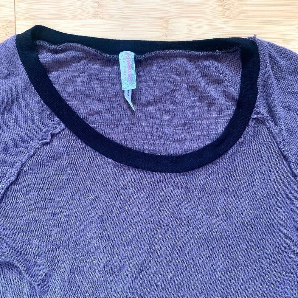 Free People Intimately Weekends Festival Top Sexy Raw Edge Hem y2k Witchy Sz Sm - Picture 3 of 8